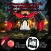 COSTWAY Halloween pavúk samonafukovací, strašidelná Náhľad obrázku produktu 4