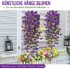 4 Stück Hängend Künstliche Blumen für Draußen, Terrasse, Produktbild-Vorschau 4