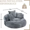 MODFU Doppel-Sitzsack Schlafsofa mit 3 Kissen & Produktbild-Vorschau 8