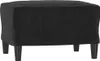 vidaXL Poggiapiedi Nero 60x50x41 cm Velluto Anteprima dell’immagine prodotto 1