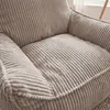 Sitzsack Sessel mit Hocker für Erwachsene, Flauschiger Cord Produktbild-Vorschau 5