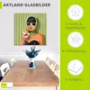ARTland Glasbild Sommerliebe, Sommer, Sonne und Eiscreme Produktbild-Vorschau 3
