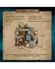 A detailed 3D model of a magical house with product information and dimensions displayed. Náhled obrázku produktu