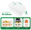 Novaliv Kühlschrank Organizer 30,5 x 7,5 x 16 cm BPA-frei Produktbild-Vorschau 2
