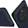 Close-up view of a blue smartphone case, showing the camera module and side details. Produktbild-Vorschau