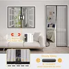 Fliegengitter Fenster Magnet Schwarz 120 x 120 cm Produktbild-Vorschau 4