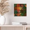 DEQORI Hybrid Leinwand Bild 30x30 cm 'Erdiges Mosaikspiel' Produktbild-Vorschau 4