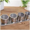 12 magnetische Gewürzdosen für Gewürze, Würzmittel, Kräuter Produktbild-Vorschau 1