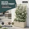 Kreher® XL Gartenspalier 'Ethica' mit Pflanzkübel Breit Produktbild-Vorschau 3