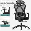 SONGMICS OBN063B01 Kancelářská židle Ergonomická Náhled obrázku produktu 7
