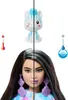 Poupée Barbie Cutie Reval, cheveux noirs, mèches bleues, Voir les images du produit 9
