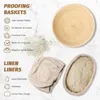 Brot Gärkorb Set, Gärkörbchen zum Brotbacken, 23cm Rund & Produktbild-Vorschau 3