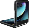 A black silicone case for a foldable phone, shown open. Produktbild-Vorschau