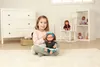 Puppe Mädchen mit Downsyndrom und Brille 38cm hellhäutig Produktbild-Vorschau 2