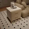 ProximaX Ensemble table de nuit 2 pièces - Velours beige Voir les images du produit 7