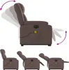 vidaXL Massagesessel mit Aufstehhilfe Elektrisch Braun Produktbild-Vorschau 7