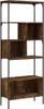 vidaXL Knihovna 5 polic kouřový dub 76x33x188,5 cm materiál Náhled obrázku produktu 1