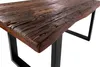 Baumkantentisch Rough Wood Platte 200 cm schwarz Ramon Produktbild-Vorschau 12
