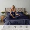 COZYOR Satin-Bettwäsche, mit verstecktem Reißverschluss, Produktbild-Vorschau 8