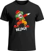 Herren T-Shirt Fasching Karneval Dabbing Clown Produktbild-Vorschau 3