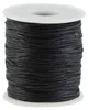90 Meter / 1 Spule gewachste Baumwollschnur, 1mm schwarz Produktbild-Vorschau