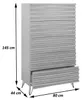 Kommode MCW-M49, Highboard Schrank, 3D-Design 5 Schubladen Produktbild-Vorschau 6