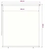 vidaXL Außenrollo 205 (B) x 230 (H) cm Dunkelgrün HDPE Produktbild-Vorschau 5