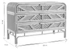 Miliboo - Kommode Rattan 3 Schubladen GALON Produktbild-Vorschau 7