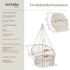 tectake® Hängesessel Samira 80 x 81 x 139 cm Produktbild-Vorschau 5