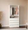 sweeek - Modul mit 4 Schubladen und Kleiderschrank - Weiß Produktbild-Vorschau 6