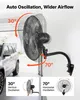 VEVOR 59W Industriële Wandventilator, 51 cm, 6,5 m/s. Productafbeelding-voorbeeld 3
