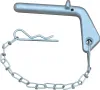 4 Stück - Steckbolzen, Bolzen, Vorsteckbolzen mit Kette und Produktbild-Vorschau 1