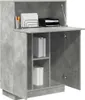 vidaXL Bureau Béton Gris 71.5 x 31.5 x 106.5 cm Bois Voir les images du produit 3