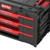 A close-up view of a black and red modular tool storage system with multiple drawers. Anteprima dell’immagine prodotto