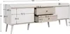 OKWISH Meuble TV Moderne avec 2 Tiroirs et Portes Voir les images du produit 4