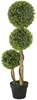 HOMCOM Kunstplant, 90 cm hoge buxus in pot, groen Productafbeelding-voorbeeld 1