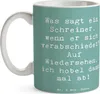 Mr. & Mrs. Panda Becher Spruch Schreiner Abschied - Produktbild-Vorschau 3
