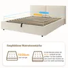 Letto imbottito idraulico Flieks, 160x200 cm, con spazio Anteprima dell’immagine prodotto 9