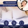 Daunenkissen aus 100% Daunen für Allergiker geeignet, 80x80 Produktbild-Vorschau 2
