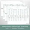 Tischkalender 2026 mit Aufsteller / Minty Leaves / Produktbild-Vorschau 4