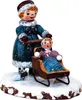 Winterkinder Mädchen mit Kinderschlitten (7cm) von Hubrig Produktbild-Vorschau 1