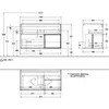 Villeroy & Boch F662PCHB Waschbeckenunterschrank Finion F66 Produktbild-Vorschau 2
