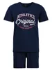 Pyjama Set Kurz - Athletics Original, Farbe:navy, Größe:XL Produktbild-Vorschau 5