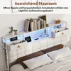 UnboxG Polsterbett 160x200 cm mit Stauraum,  LED & USB Produktbild-Vorschau 9