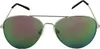 Pilotenbrille - Sonnenbrille - L - goldgrün verspiegelt Produktbild-Vorschau 1