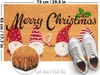 BRUBAKER Weihnachtsfußmatte Merry Christmas Wichtel - 45x75 Produktbild-Vorschau 5