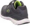 A side view of a gray athletic shoe with green accents. Náhled obrázku produktu