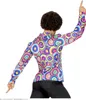 DISCO Shirt Bunte Kreise 70er 80er Outfit Kostüm Karneval Produktbild-Vorschau 7