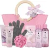 Geschenkset Duschset Pflegeset Damen Wellness Pink Rose Produktbild-Vorschau 1