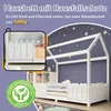 MODFU Kinderbett Hausbett 90x200cm Spielbett Kinderhaus mit Produktbild-Vorschau 4